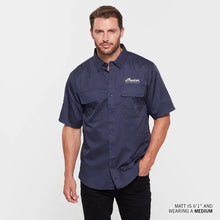 Load image into Gallery viewer, Vented Navy Shirt
