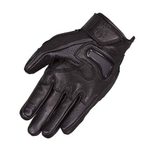 Load image into Gallery viewer, Merlin waxed leather glove blk
