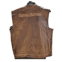 Load image into Gallery viewer, Royal Enfield Leather vest
