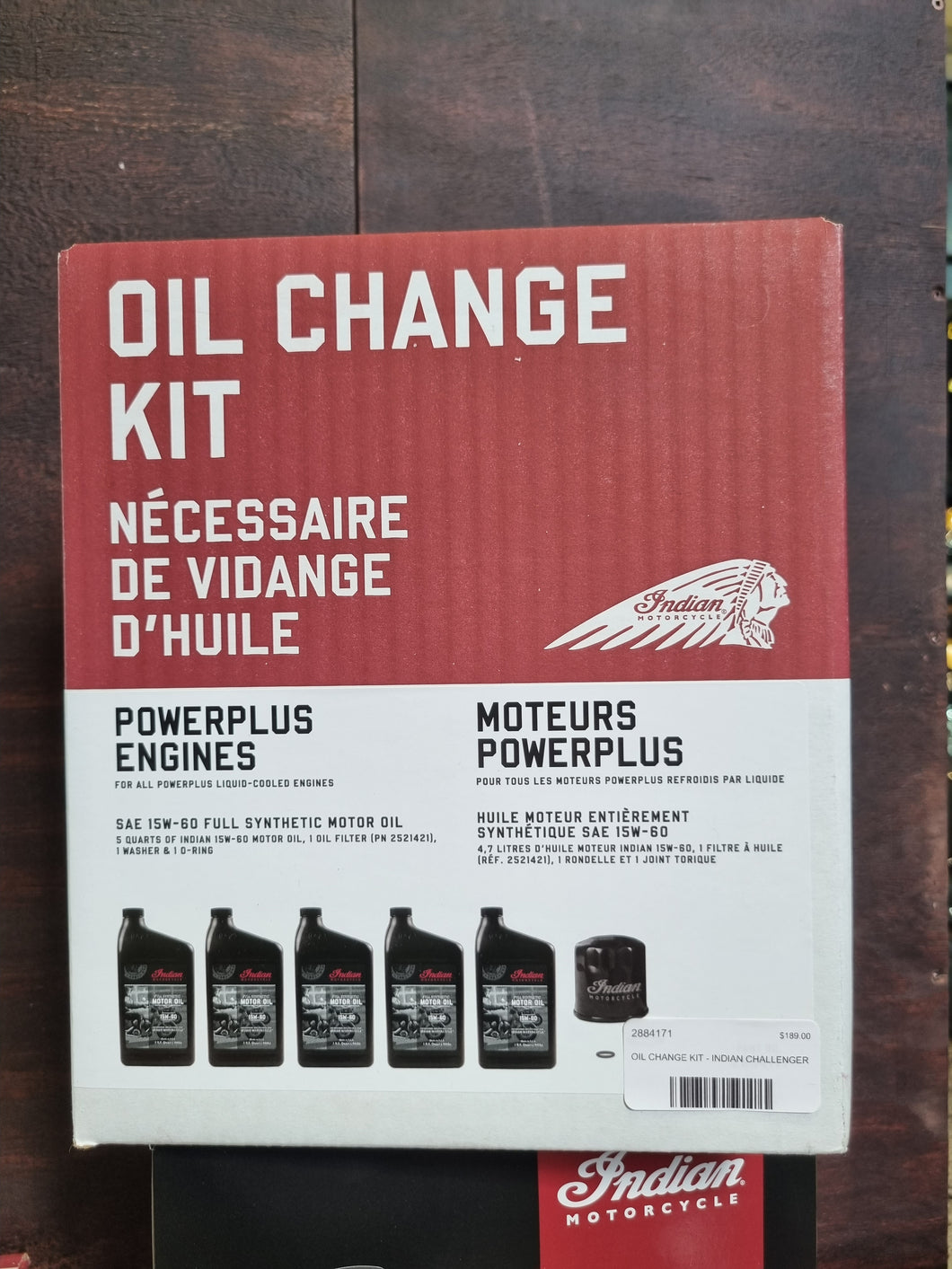 Oil change Kit - Challenger