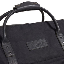 Load image into Gallery viewer, Indian Motorcycle Waxed Canvas Duffle Bag, Black
