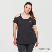 Load image into Gallery viewer, Womens off shoulder tee
