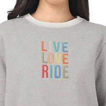 Load image into Gallery viewer, Royal Enfield live love ride sweatshirt
