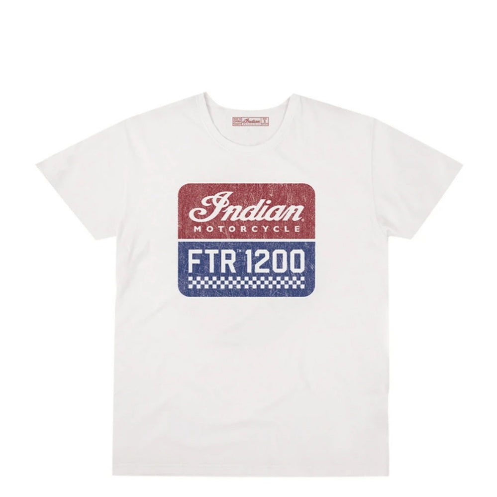 FTR 1200 logo tee, white