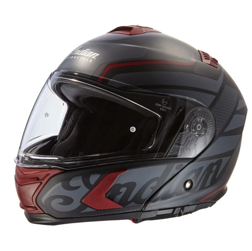 Modular Matte Helmet, Black/Red