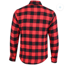 Load image into Gallery viewer, JR Kevlar plaid red shirt

