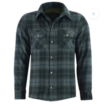 Load image into Gallery viewer, JR nullabor charcoal plaid kevlar shirt
